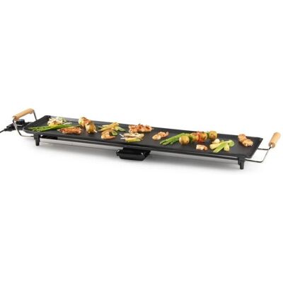 Domo DO8313TP - Schwarz, Edelstahl, Holz - Teppanyaki-Herd Domo DO8313TP - Schwarz, Edelstahl, Holz - Teppanyaki-Herd