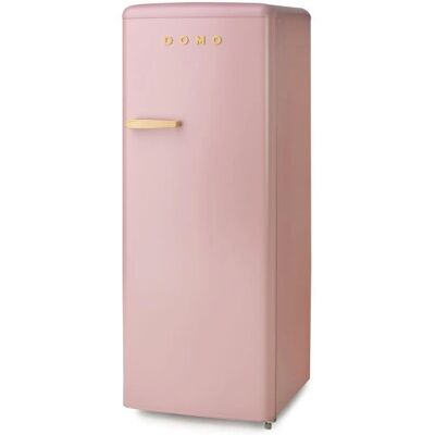 Domo DO91708R Pink Retro Vintage Standgerät 218L Kühlschrank Domo DO91708R Pink Retro Vintage Standgerät 218L Kühlschrank