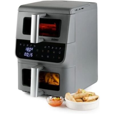 DOMO - DO550FR - 10 L (3,5L+6,5L) - Heißluftfritteuse DOMO - DO550FR - 10 L (3,5L+6,5L) - Heißluftfritteuse