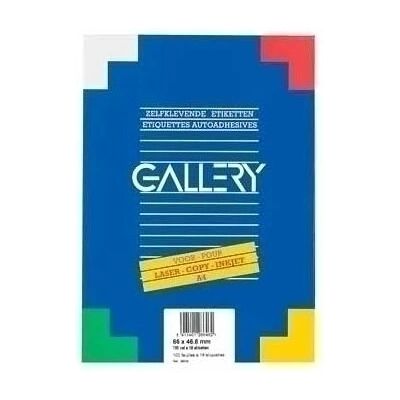 Gallery 66 x 46,6mm Witte Zelfklevende Labels - Labeltype Gallery 66 x 46,6mm Witte Zelfklevende Labels - Labeltype
