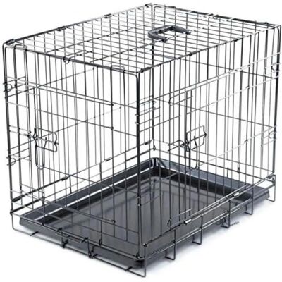 Vadigran Hopfällbar Hundbur - 61x46x51 Cm - Svart - Hund Vadigran Hopfällbar Hundbur - 61x46x51 Cm - Svart - Hund