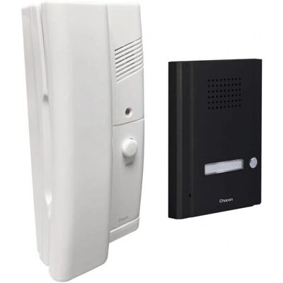 Chacon 34814 Vidéo Interphone - Communication bidirectionnelle - IP44 - Publicité Chacon 34814 Vidéo Interphone - Communication bidirectionnelle - IP44 - Publicité