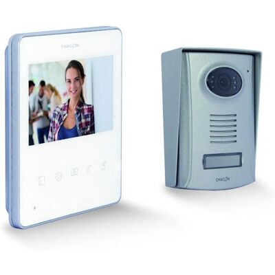 Chacon Video-Intercom - Ultraleicht - Weiß - 2 Drähte - 4,3" - Video-Türsprechanlage Chacon Video-Intercom - Ultraleicht - Weiß - 2 Drähte - 4,3" - Video-Türsprechanlage