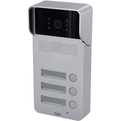 DIO Connected Home Video Deurtelefoon - Ondersteunt 3 Woningen DIO Connected Home Video Deurtelefoon - Ondersteunt 3 Woningen