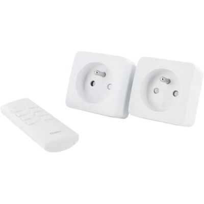 Interrupteur Mini CHACON - Télécommande sans fil - 2300 W - Blanc - Publicité Interrupteur Mini CHACON - Télécommande sans fil - 2300 W - Blanc - Publicité