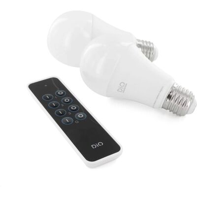 DiO 2 Ampoules LED Intelligentes & Télécommande - Publicité DiO 2 Ampoules LED Intelligentes & Télécommande - Publicité