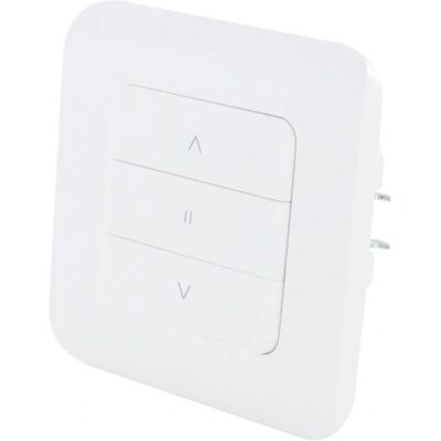 DIO Wit PVC Rolgordijnschakelaar - Binnen WiFi Verbonden DIO Wit PVC Rolgordijnschakelaar - Binnen WiFi Verbonden