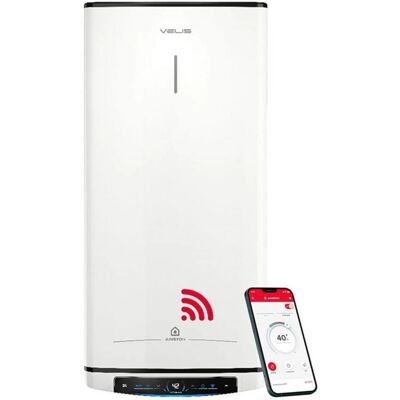 Aquecedor de água elétrico VELIS PT100 WiFi - 8 bar - 100 L Aquecedor de água elétrico VELIS PT100 WiFi - 8 bar - 100 L