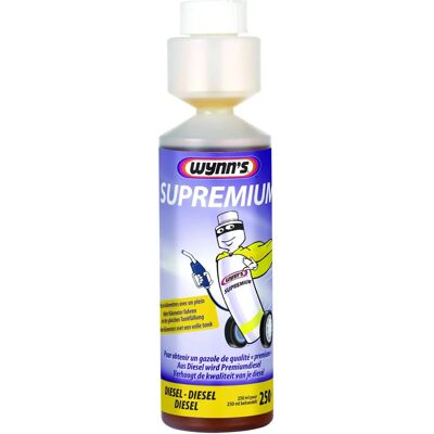 Wynns Supremium Diesel - Additif pour Diesel - 250ml - Publicité Wynns Supremium Diesel - Additif pour Diesel - 250ml - Publicité
