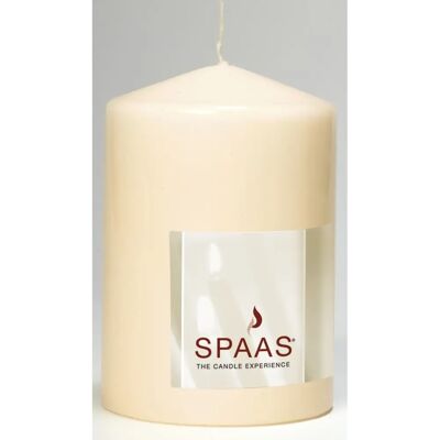 Spaas Ivory Cylindrical Candle - Round 100mm x 150mm - Candle Spaas Ivory Cylindrical Candle - Round 100mm x 150mm - Candle