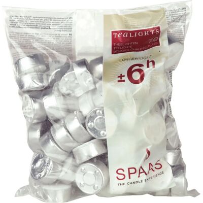 Spaas Candles 0310100.000 - White Candle Round 70 pcs Spaas Candles 0310100.000 - White Candle Round 70 pcs