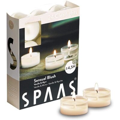 Spaas - Okänt modell - Sensuell rosa - Tealights Spaas - Okänt modell - Sensuell rosa - Tealights