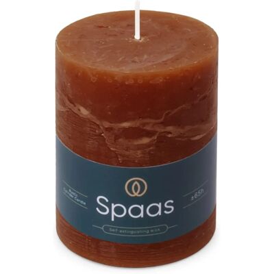 Spaas - Rustieke Kaars 80/110mm - Bordeaux Spaas - Rustieke Kaars 80/110mm - Bordeaux