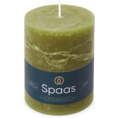 Spaas Rustieke Kaars - Olijfgroen - 80/110mm - Kaars Spaas Rustieke Kaars - Olijfgroen - 80/110mm - Kaars