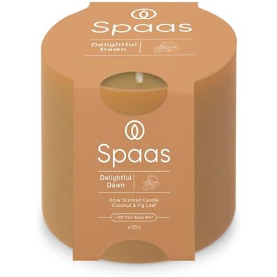 Spaas Delightful Dawn Kaars - Milieuvriendelijk, 35u brandtijd Spaas Delightful Dawn Kaars - Milieuvriendelijk, 35u brandtijd