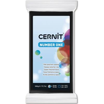 Cernit Number One Modeling Clay - Black - 500g Cernit Number One Modeling Clay - Black - 500g