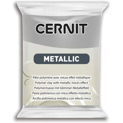 Cernit Zilveren Metallic Polymer Klei - Unisex - 56g Cernit Zilveren Metallic Polymer Klei - Unisex - 56g