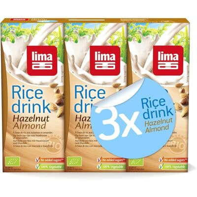 Lima Boisson biologique au riz, noisettes et amandes - Boisson - Publicité Lima Boisson biologique au riz, noisettes et amandes - Boisson - Publicité