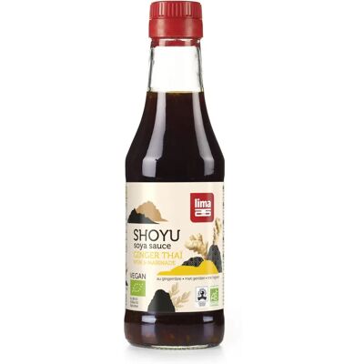 Lima Sauce soja 250 ml - Gingembre, Thaï, Fermentée - Publicité Lima Sauce soja 250 ml - Gingembre, Thaï, Fermentée - Publicité