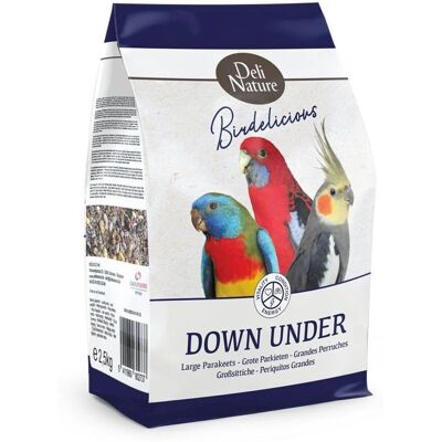 Nourriture pour oiseaux Deli Nature - 2,5kg pour Perroquets Australiens Nourriture pour oiseaux Deli Nature - 2,5kg pour Perroquets Australiens