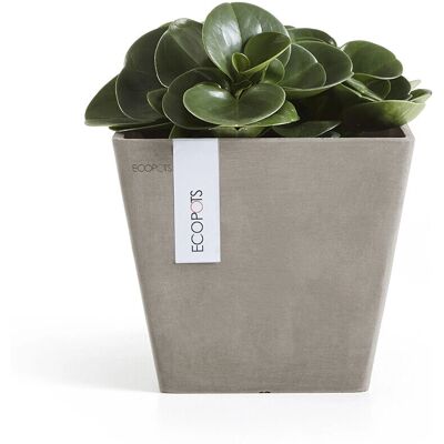ECOPOTS Rotterdam Taupe Pflanzgefäß - Frostbeständig - 20cm ECOPOTS Rotterdam Taupe Pflanzgefäß - Frostbeständig - 20cm