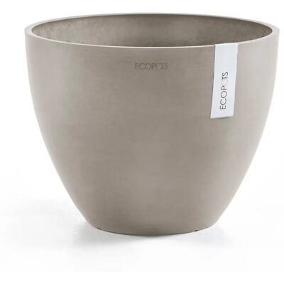 Ecopots Antwerpen Taupe - Runder 40cm Pflanzgefäß - Innen/Außen Ecopots Antwerpen Taupe - Runder 40cm Pflanzgefäß - Innen/Außen