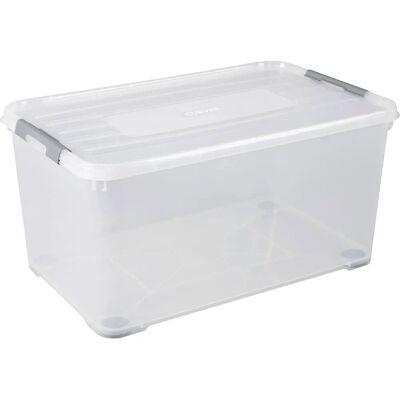 Curver 243857 Aufbewahrungsbox - Stapelbar - Silber Curver 243857 Aufbewahrungsbox - Stapelbar - Silber