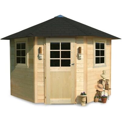 Abri de jardin en bois Nancy - 28mm d'épaisseur - 5.70 m² - Belgique - Publicité Abri de jardin en bois Nancy - 28mm d'épaisseur - 5.70 m² - Belgique - Publicité