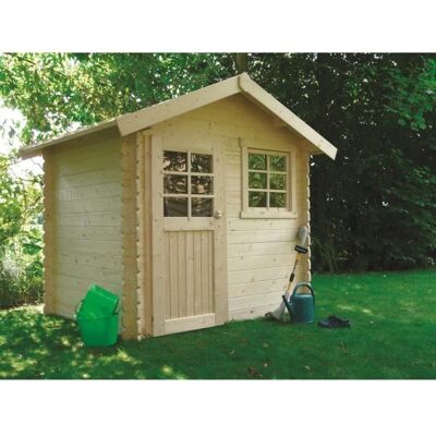 Habitat et jardin Abri en bois Saran - 5.9 m² - 2.98 x 1.98 x 2.39 m - Publicité Habitat et jardin Abri en bois Saran - 5.9 m² - 2.98 x 1.98 x 2.39 m - Publicité