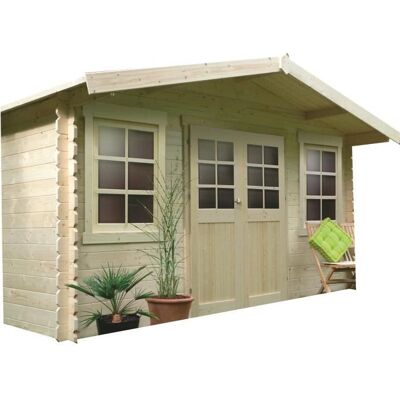 Abri jardin en bois Habitat et jardin Dole - 11.56 m² - Marron - Abri de jardin - Publicité Abri jardin en bois Habitat et jardin Dole - 11.56 m² - Marron - Abri de jardin - Publicité