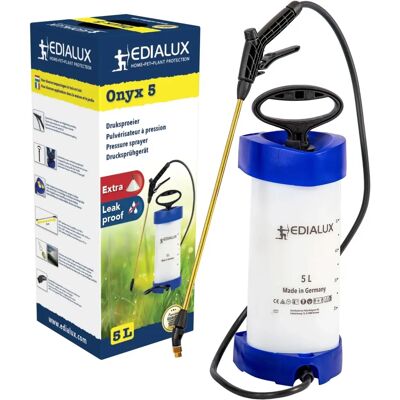 Pulvérisateur de pression Edialux Onyx 5 L - Protection des cultures - Publicité Pulvérisateur de pression Edialux Onyx 5 L - Protection des cultures - Publicité