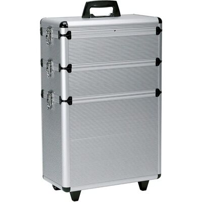 Sibel Modular Koffer - Zilverkleurig Aluminium - 3 Niveaus Sibel Modular Koffer - Zilverkleurig Aluminium - 3 Niveaus