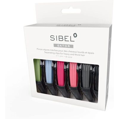 Sibel Gator Sekční sponky - 11cm Různé barvy Sibel Gator Sekční sponky - 11cm Různé barvy