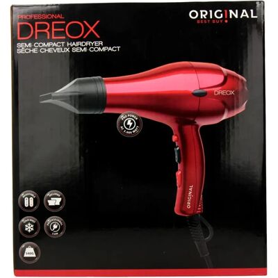 Secador de Pelo Sinelco 2000W - Rojo/Negro Secador de Pelo Sinelco 2000W - Rojo/Negro