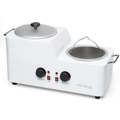 Sibel Wax Verwarming - Herbruikbaar Filter - Dubbele Tank - 2 Mandjes Sibel Wax Verwarming - Herbruikbaar Filter - Dubbele Tank - 2 Mandjes