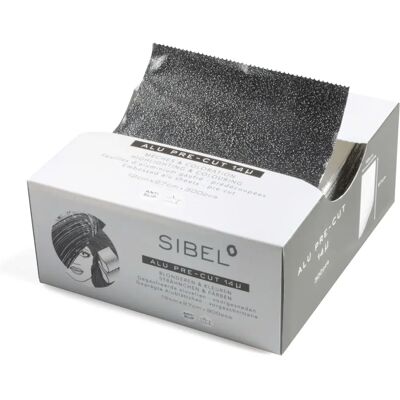 Sibel Gofrato Aluminium Haarfolie - 27x12cm - 300 stuks Sibel Gofrato Aluminium Haarfolie - 27x12cm - 300 stuks
