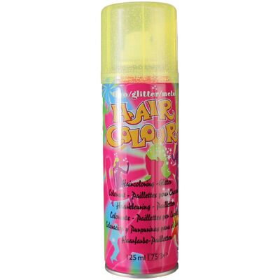 Spray de Paillettes Or Sibel - Coloration Temporaire - Publicité Spray de Paillettes Or Sibel - Coloration Temporaire - Publicité
