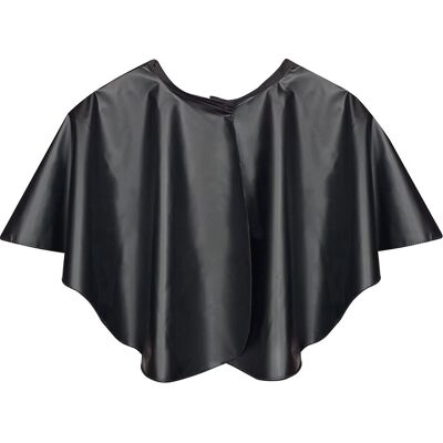 Sibel Charlotte PVC Cape - Zwart - Schouderbedekking Sibel Charlotte PVC Cape - Zwart - Schouderbedekking