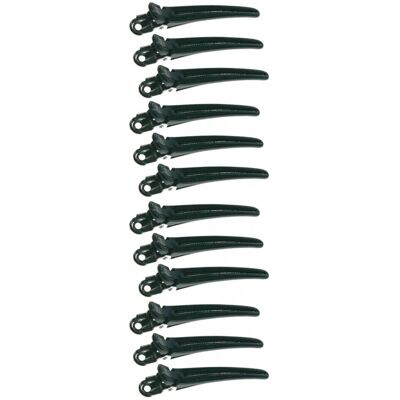 Sibel Haarclips - 10cm Schwarz - 12 Stk. Sibel Haarclips - 10cm Schwarz - 12 Stk.
