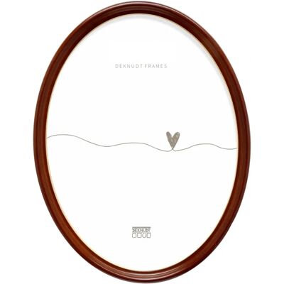 Cornice ovale marrone Deknudt - 10x15cm - Cornice Cornice ovale marrone Deknudt - 10x15cm - Cornice