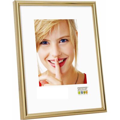 Cadre photo doré S011A4 - 20x30cm - Deknudt Cadre photo doré S011A4 - 20x30cm - Deknudt