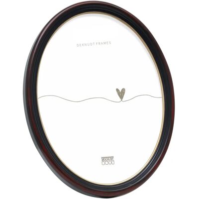 Cornice ovale Deknudt S100F9 - 13x18cm - Nero Cornice ovale Deknudt S100F9 - 13x18cm - Nero