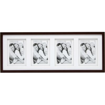 Deknudt Bruine Multi Foto Frame - 3 Beelden 10x15 Deknudt Bruine Multi Foto Frame - 3 Beelden 10x15