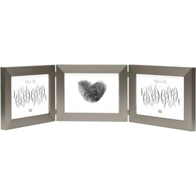 Deknudt Zilveren Drievoudige Fotolijst - Fotolijst Deknudt Zilveren Drievoudige Fotolijst - Fotolijst