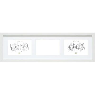 Deknudt Frames S66KC6 - 10 x 15 cm Fotorám, 3 horizontální, Bílý Deknudt Frames S66KC6 - 10 x 15 cm Fotorám, 3 horizontální, Bílý