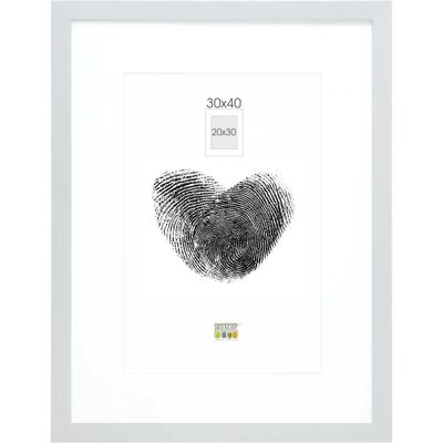 Cadre photo Deknudt S66KD1 P1 30x40 Argent - Fixation murale Cadre photo Deknudt S66KD1 P1 30x40 Argent - Fixation murale