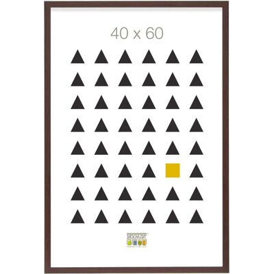 Cadre en bois marron Deknudt 40x60 - Cadre photo Cadre en bois marron Deknudt 40x60 - Cadre photo