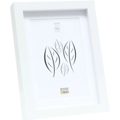 Cadre photo Deknudt S40AK1 P1 blanc 13x18cm Cadre photo Deknudt S40AK1 P1 blanc 13x18cm