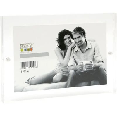 Marco de fotos transparente Deknudt - S58SA2 - para fotos 15x20cm Marco de fotos transparente Deknudt - S58SA2 - para fotos 15x20cm