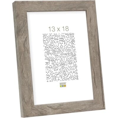 Deknudt - 13x18 - gris-beige - madera - Marco de fotos Deknudt - 13x18 - gris-beige - madera - Marco de fotos